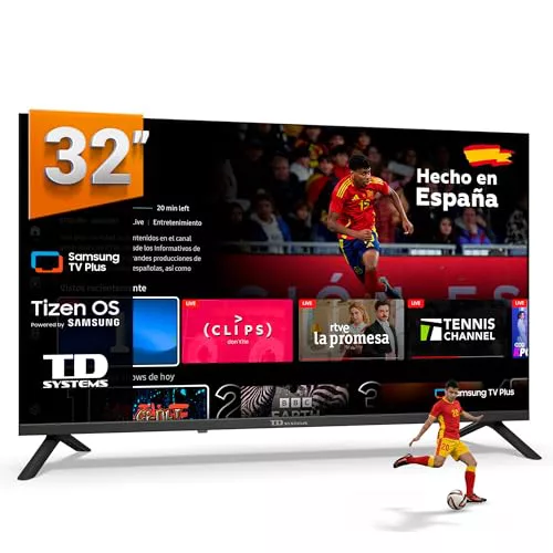 TD Systems - Smart TV 32 Pulgadas con Tizen OS 8.0 