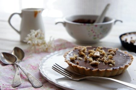 Tartaletas de chocolate y caramelo. Receta