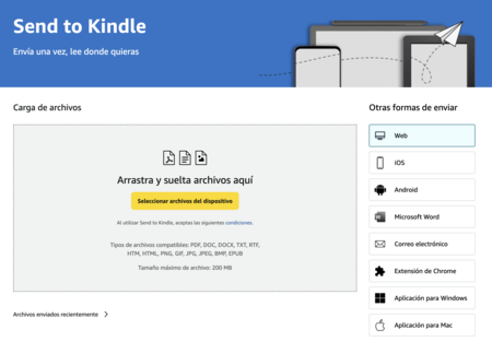 Send to kindle