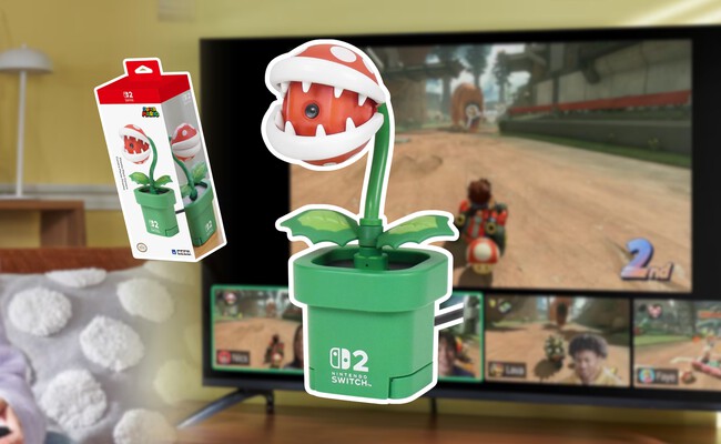 Planta Pirana Mario Bros Nintendo Switch 2 Amazon Oferta Descuento Remate