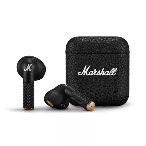 Marshall Minor IV Auriculares Inalámbricos Bluetooth, Auriculares Inalámbricos - Negro