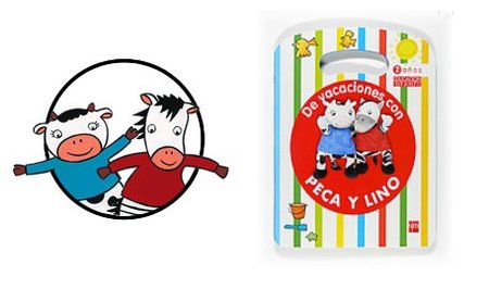 Cuaderno: "De vacaciones con Peca y Lino"