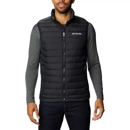Columbia Powder Lite 2 Vest, Chaleco Acolchado Hombre, Black, M
