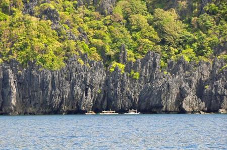 Barcas en El Nido
