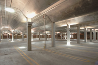 Los coches de choque salen de la feria