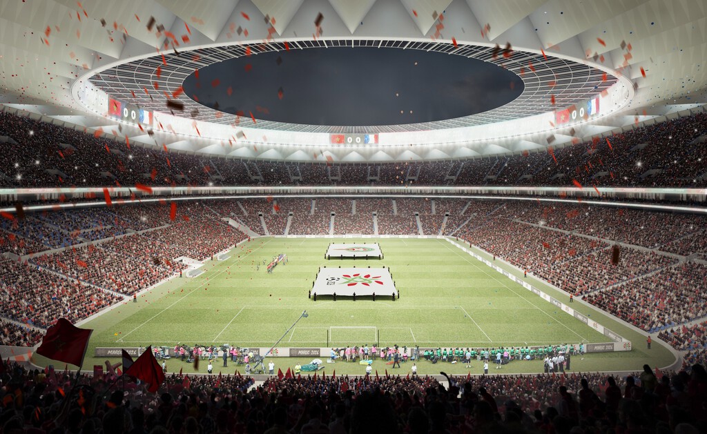Marruecos ya sabe cómo hacerse con la final del Mundial: levantará el estadio de fútbol más grande del planeta