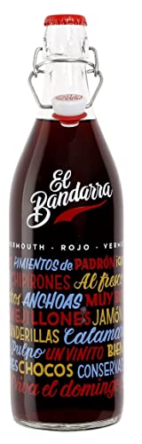 El Bandarra Rojo Vermut 100 cl. Botella de 1 litro