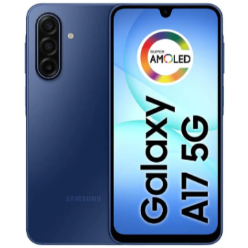 Celular Samsung Galaxy A17 5g Com Ia, 128gb, 4gb Ram, Câm De 50mp, Tela De 6.7 , Nfc, Ip54 - Azul