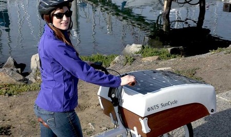 NTS SunCycle, bicicleta eléctrica de carga con recarga solar