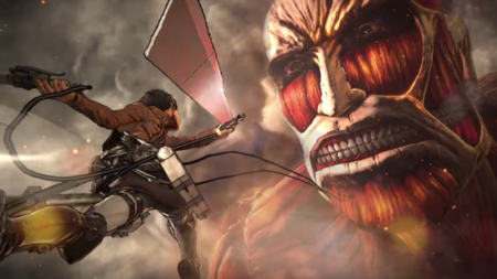 Piruetas, espadas y Titanes en PS4: así es la intro cinemática de Attack on Titan
