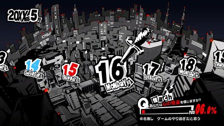 Persona 5 Calendario
