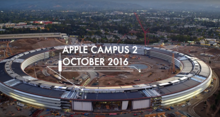 Así luce el Apple Campus 2 en octubre en dos nuevos vídeos: de día y de noche