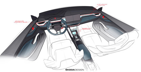 Škoda Vision RS teaser