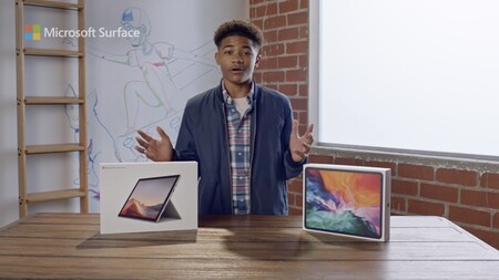 Microsoft cree que el Surface Pro 7 con Intel Core i3 es mejor que un iPad Pro en su último anuncio