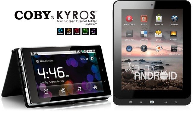 Coby Kyros tablets con Android