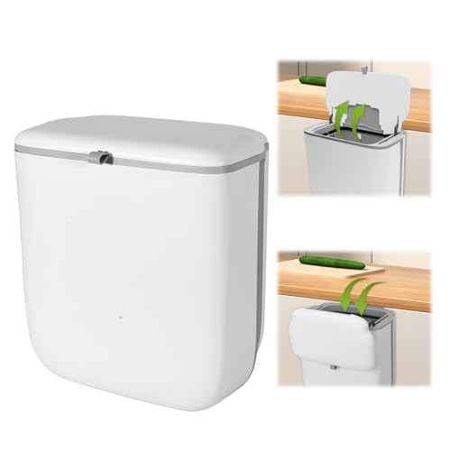 Lnopever Cocina Cubo Basura Pequeño 13.6 litros