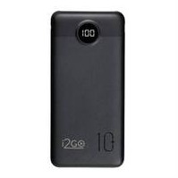 I2GO, Carregador Portátil (Power Bank) Ultra Rápido 20000mAh, Power Delivery 20W, 2 Saídas USB + 1 Saída/Entrada USB-C, Preto, i2GO PRO

