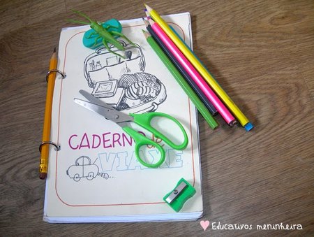 Otro recurso útil para vuestras vacaciones: el 'cuaderno de viaje para niños' de educativos Meninheira