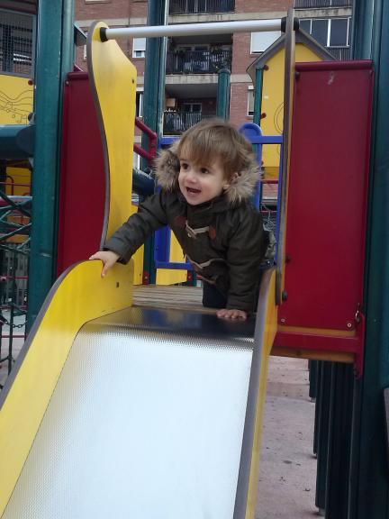 La foto de tu bebé: Bruno jugando en el parque