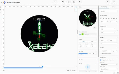 サムスンウォッチフェイススタジオ