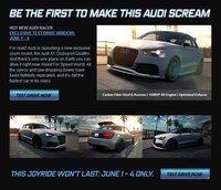 Ya puedes conducir el Audi A1 clubsport quattro (virtualmente)
