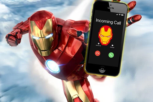Iron Man Teleefono