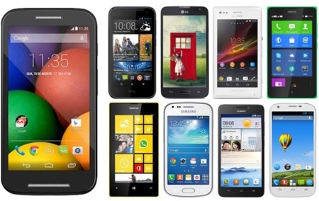 Así queda el Motorola Moto E comparado con sus rivales