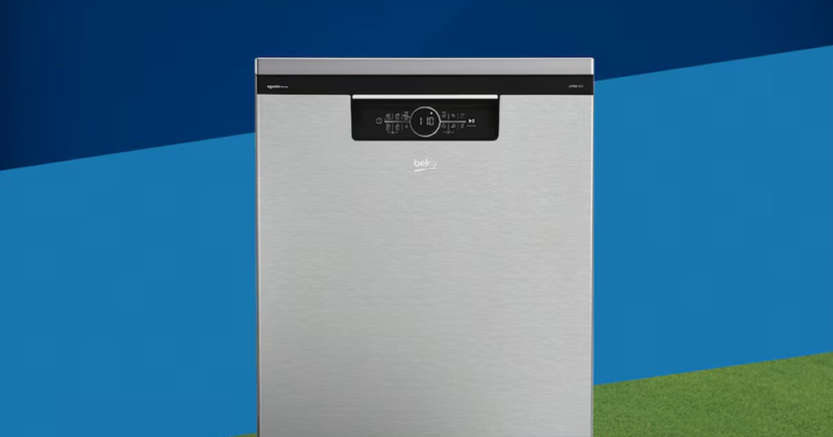 Beko lanzó un lavavajillas con cuatro brazos aspersores que promete ahorrar la mitad de agua y energía