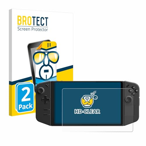 BROTECT Protector Pantalla para Lenovo Legion Go Protector Transparente (2 Unidades) Anti-Huellas
