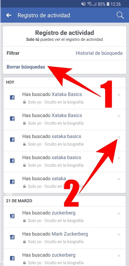 Cómo Borrar El Historial De Tus Búsquedas En Facebook 0868