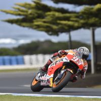 Marc Márquez, el más rápido en un tercer de test día plagado de caídas 