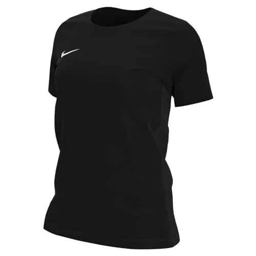NIKE Mujer Camiseta de Manga Corta, Black/White, M