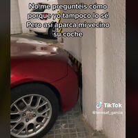 El aparcamiento más milimétrico en el garaje más loco de Tiktok, y está en Madrid