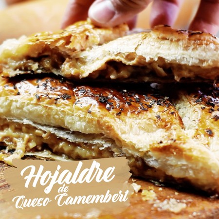 Hojaldre de queso camembert. Receta en video