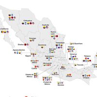 Las mafias criminales extranjeras que operan en México, explicadas en un mapa