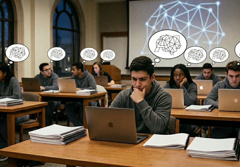 Que todos los universitarios estén entregando los mismos trabajos no es casualidad. Hay una sospecha