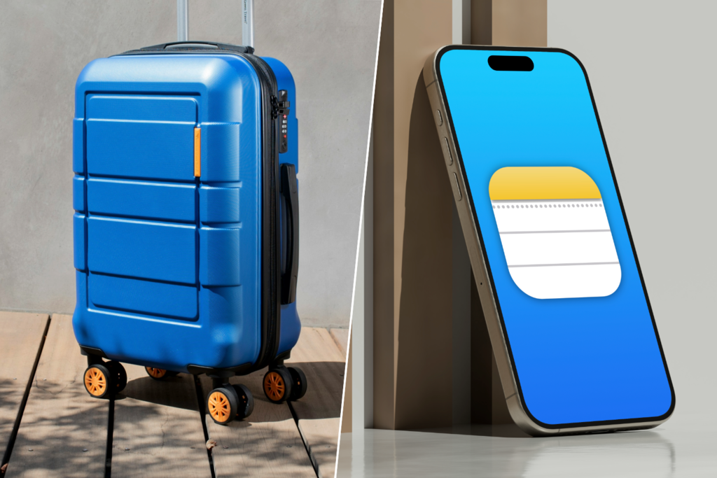 Mi truco para no olvidar nada en la maleta cuando me voy de vacaciones: una supernota en el iPhone 