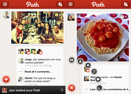 Path supera los tres millones de usuarios, una versión iPad en desarrollo