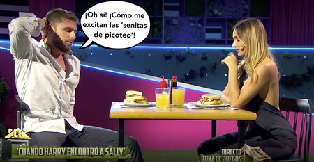 'La Casa Fuerte': Tom Brusse finge un orgasmo (francés) en directo con Sadra Pica