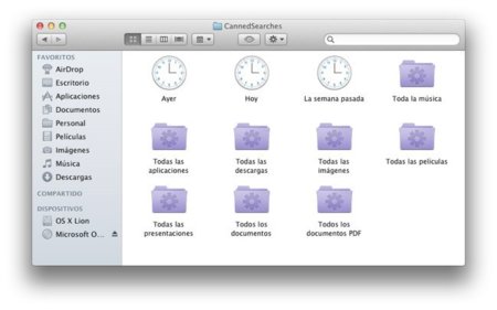 Devuelve las búsquedas automáticas de Snow Leopard a Lion