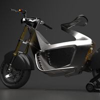 Esta moto eléctrica de Stilride está hecha con paneles de acero que han doblado usando origami industrial