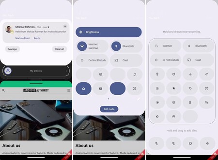 Notificaciones Android 16