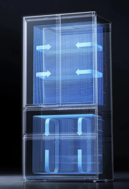 Xiaomi Mijia Refrigerator Pro Dual System French Flat Mounted 560l Compartments 1