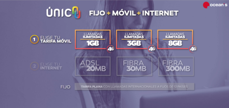La fibra simetrica a 300 megas llega a Oceans junto a su nueva oferta convergente Único