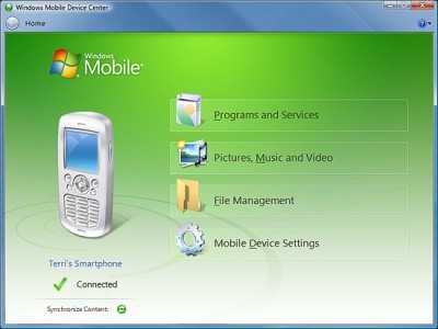 Windows Mobile Device Center 6.1 para Windows Vista