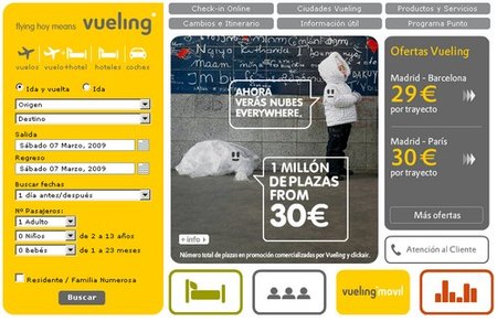 Vuelos a partir de 30 euros en Vueling
