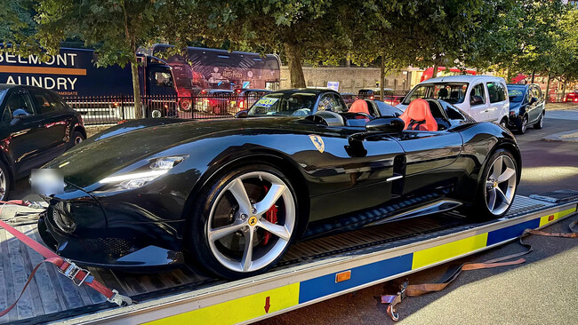 Ferrari Monza Incautado Londres