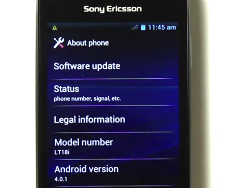 Sony Ericsson nos muestra sus progresos con Ice Cream Sandwich