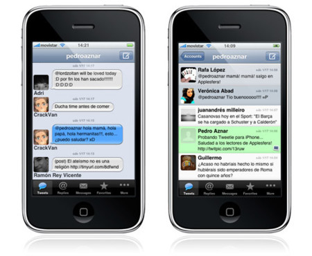 Tweetie, el cliente de Twitter perfecto (por ahora) para iPhone / iPod touch