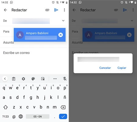 Gmail のメール アドレスをコピーする古い方法